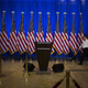 Preparations under way for President-elect Donald Trump’s first press conference since the summer (John Taggart/Bloomberg via Getty Images)